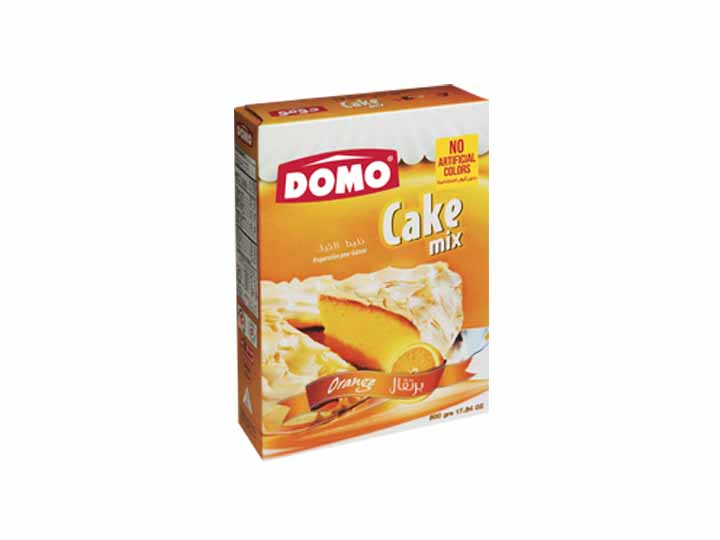 Domo cake mix 500g  |  Orange