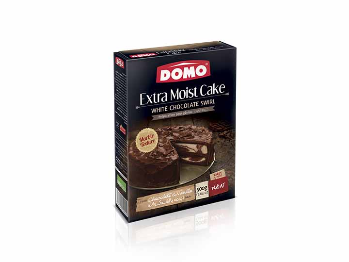 Domo Extra moist cake swirl is 500g + 36g cocoa powder