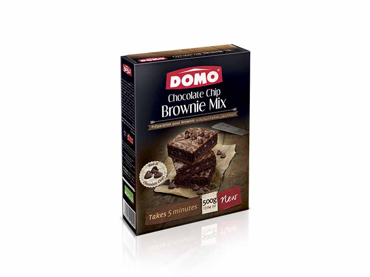 Domo Brownies + Chocolate Chip mix 500g
