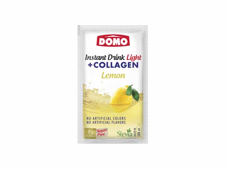Domo Instant Drink Light + Collagen 8g |  Lemon