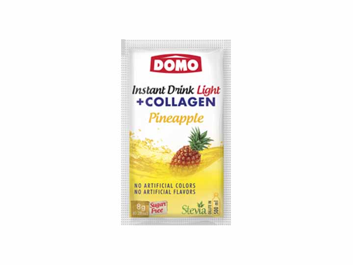 Domo Instant Drink Light + Collagen 8g |  Pineapple