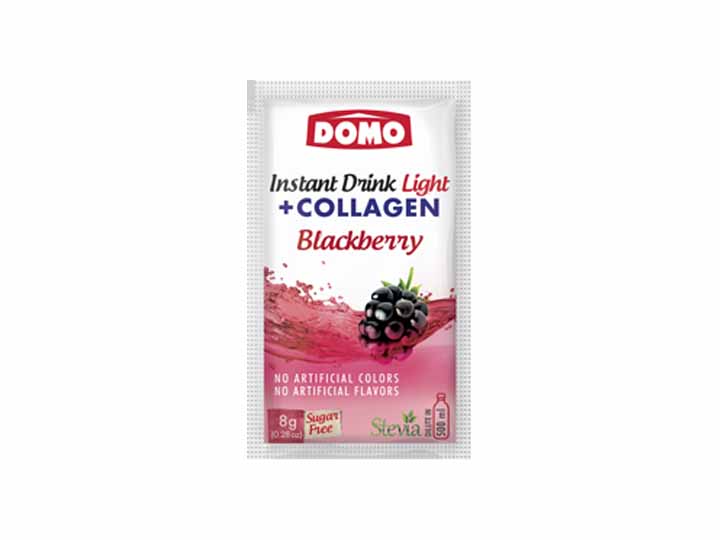 Domo Instant Drink Light + Collagen 8g |  Blackberry