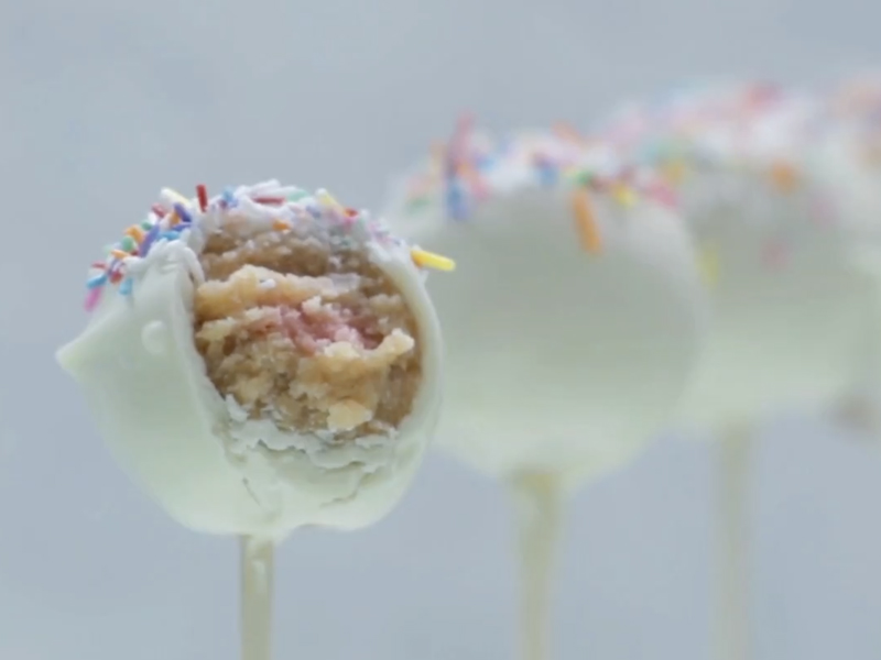 Rainbow Cake Pops