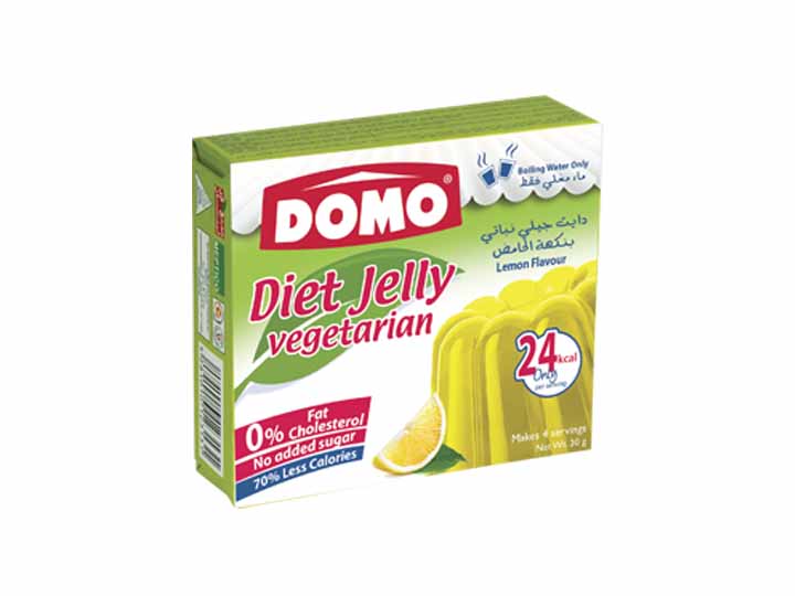 Domo Diet Jelly Vegetarian 30g |  Lemon