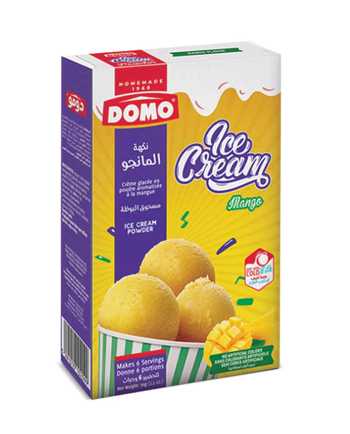 Domo Ice Cream 70g |  Mango