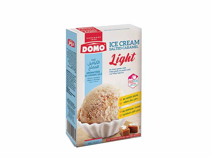 Domo Ice Cream Light 50g |  Salted Caramel