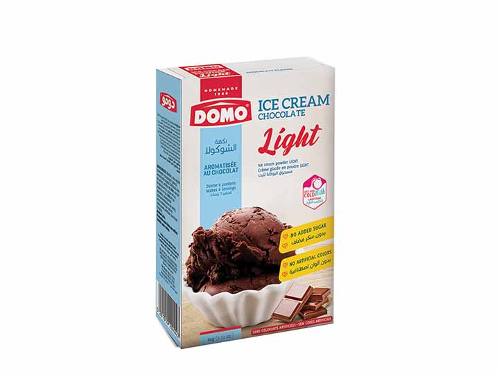 Domo Ice Cream Light 50g |  Chocolate