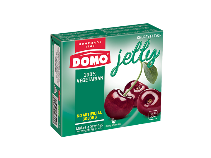Domo Jelly Vegetarian 85g | Cherry