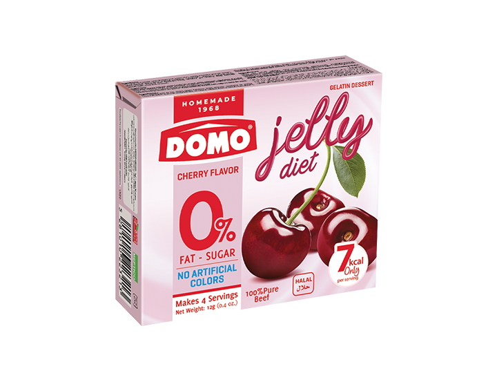 Domo Diet Jelly Beef 12g  |  Cherry