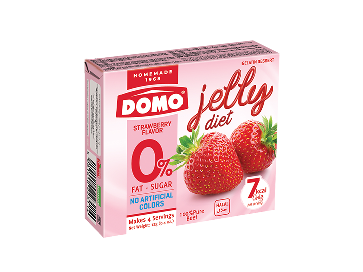 Domo Diet Jelly Beef 12g |  Strawberry