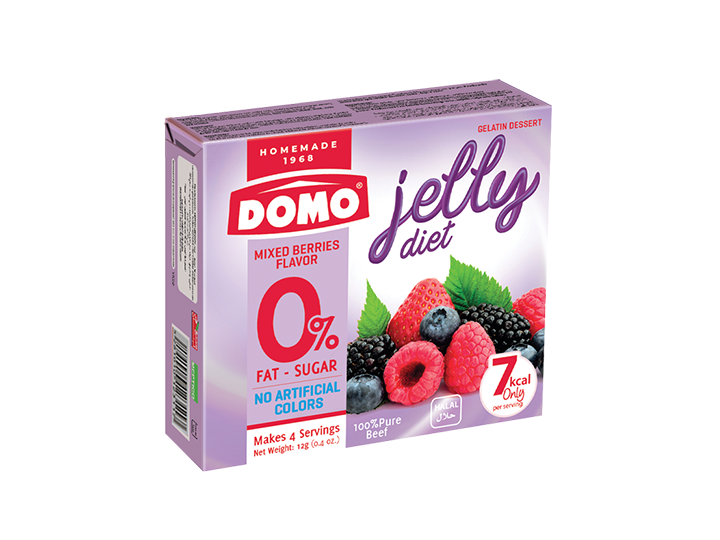 Domo Diet Jelly Beef 12g  |  Mixed Berries
